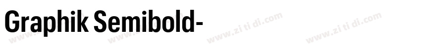 Graphik Semibold字体转换
